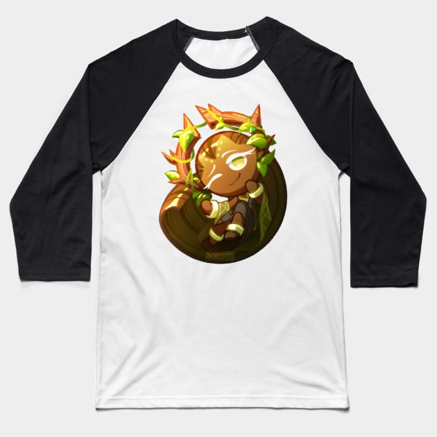 millennial tree cookie - cookie run Baseball T-Shirt by Quimser